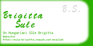 brigitta sule business card